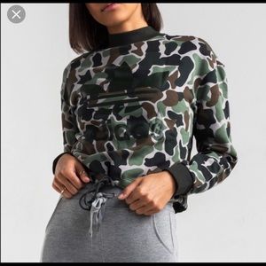 Small adidas cropped sweater